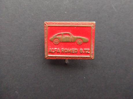 Alfa Romeo GTZ sportwagen oldtimer rood